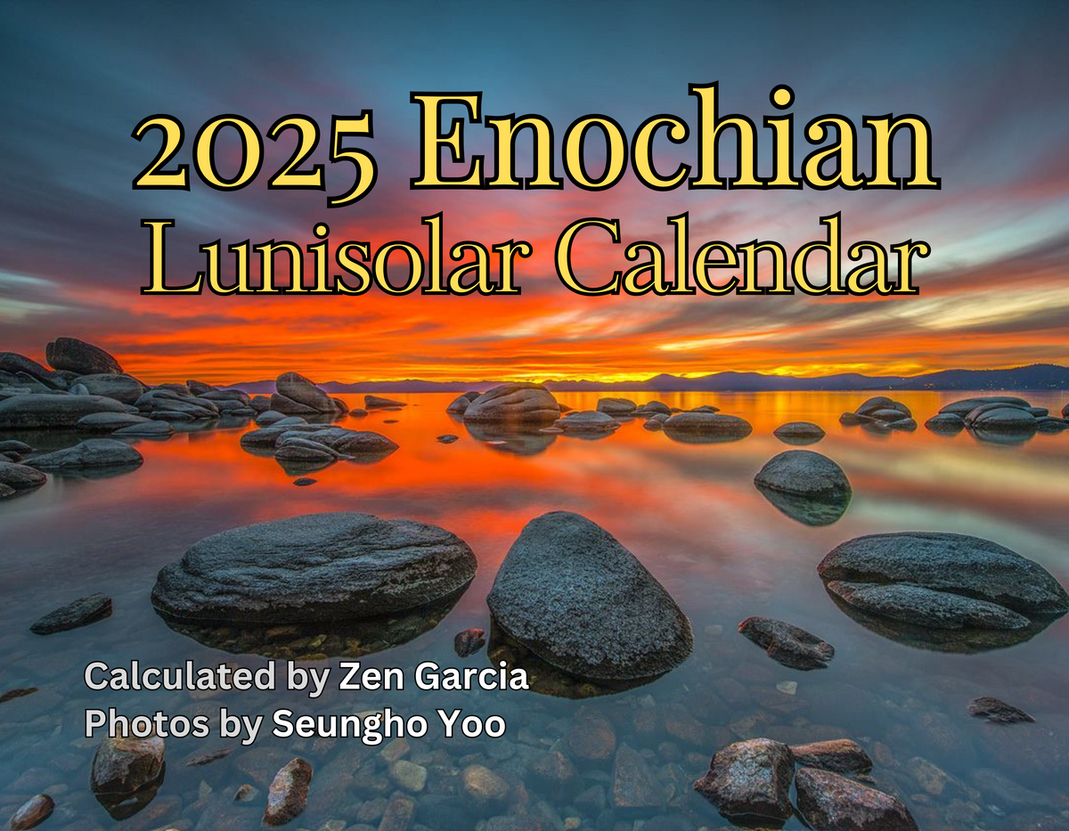 2025 Enochian Lunisolar Calendar PREORDER Sacred Word Publishing