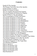 Epistles of the Apostles and Church Fathers Ebook