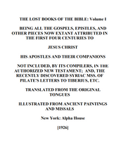 The Lost Books of the Bible Volume I Ebook