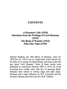 The Works of Lord Dunsany Volume II Ebook - sacred-word-publishing-2